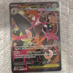 Pokemon Mega Lopunny EX Secret Rare Full Art Holo Phantasmal Flames 128/094 - Image 1