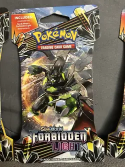 Pokemon TCG Sun & Moon: Forbidden Light Booster Pack Lot Of 4 (2018) BRAND NEW - Image 4
