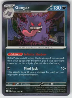 Gengar 050/088 Rare Perfect Order Pokemon Holo NM - Image 1