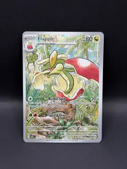 Flapple 210/191 IR Surging Sparks Sv08 ILLUSTRATION RARE HOLO Pokemon English EN - Image 1