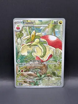 Flapple 210/191 IR Surging Sparks Sv08 ILLUSTRATION RARE HOLO Pokemon English EN - Image 2