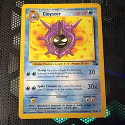 CLOYSTER - Fossil Set - 32/62 - Uncommon - Pokemon Card - Unlimited Edition D16 - Image 1