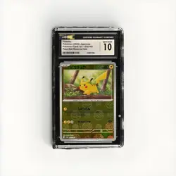 CGC 10 Pokemon Pikachu 025/165 Sv: Scarlet & Violet 151 Reverse Holo Japanese - Image 1