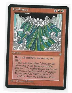 Magic the Gathering ~ MTG ~ 1x Jokulhaups ~ ICE AGE ~ LP - Image 1