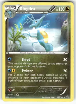 Kingdra XY - Primal Clash Rare Pokemon Lightly played - Image 1