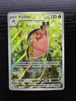 Vivillon 193/191 Illustration Rare Surging Sparks NM IR Full Art - Pokemon 2024 - Image 1