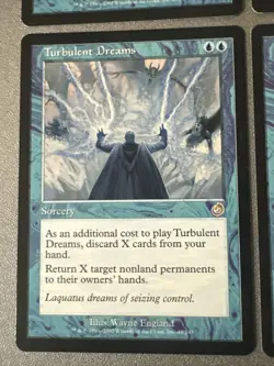 Turbulent Dreams X4 Torment Ex Condition See Pics Front Back MTG - Image 3