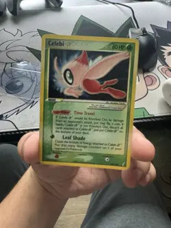 Pokemon: Celebi Star No.100/100 EX Crystal Guardians Ultra Rare Holo 60 HP - Image 1