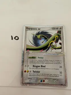 Rayquaza ex 039 Promo Nintendo Black Star Promos Pokemon Holo Heavily Played - Image 1