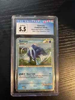 Pokemon Suicune Black Star Promos HGSS21 Holo Promo CGC 5.5 Pokemon Card - Image 1