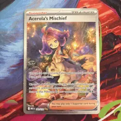 Pokemon Me01: Mega Evolution Acerola's Mischief 183/132 Rare Holo Trainer - Image 1