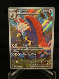 Pokemon TCG Braviary Illustration Rare #214/191 SV: Surging Sparks - Image 1