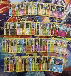 Pokemon Card Lot Fire Holo Reverse Holo 2014 Syleveon Duskull 82 Cards - Image 1