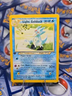 Vintage Pokemon TCG 1st Edition Light Golduck Neo Destiny Card 47/105 NM/LP - Image 1