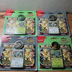 4 x Pokemon TCG: Mega Evolution Ascended Heroes Collection Blister Pack Sealed - Image 4