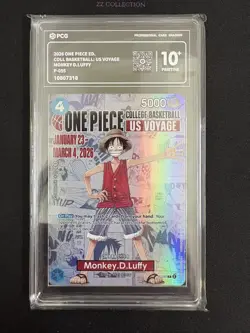 2026 One Piece EN Monkey D. Luffy P-055 COLL Basketball US Voyage #2 LLC10+ -LCC - Image 1