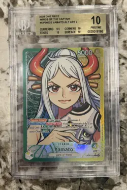One Piece Yamato OP06-022 Leader Alt Art BGS 10 - Image 1