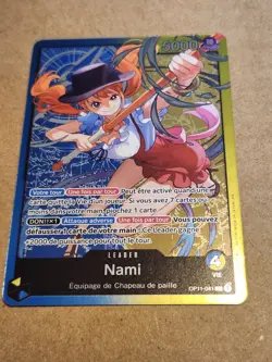 Nami OP11-041 Learn Together Alternate Art One Piece FRENCH FR NM *US Seller - Image 1