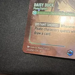 Disney Lorcana Daisy Duck - Pirate Captain Foil 211/204 enchanted - Image 5