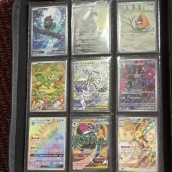 Pokemon TCG GX EX V VSTAR Holo Foil Full Art Card Lot Binder Charizard Reshiram - Image 2