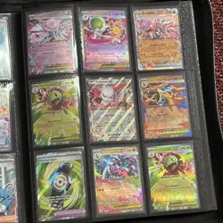 Pokemon TCG GX EX V VSTAR Holo Foil Full Art Card Lot Binder Charizard Reshiram - Image 5