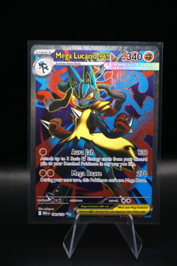 Mega Lucario ex 160/132 NM - Ultra Rare Mega Evolution Pokemon Card - Image 1