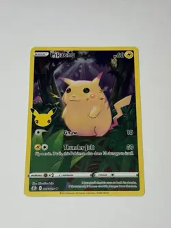 Pikachu 005/025 Pokemon Card TCG 25th Anniversary Promo Holo NM/M - Image 1