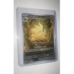 Ninetales Illustration Rare 199/197 Obsidian Flames Holo Pokemon Card English - Image 1