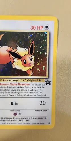2000 Pokemon Promo Eevee Holo - see video of Holo & Card - Image 4