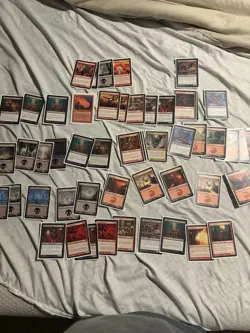 Magic: The Gathering Shadowmoor 50-Card Lot Red Black Creature Sorcery Mind Rot - Image 5