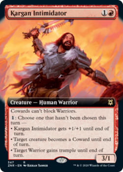 Kargan Intimidator (Extended Art) FOIL Zendikar Rising NM CARD ABUGames - Image 1