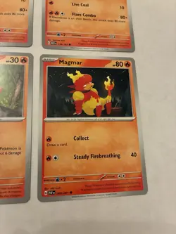 Lot of 6 Magmar and Magby Pokemon Cards - Image 3