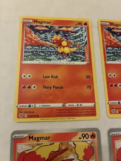 Lot of 6 Magmar and Magby Pokemon Cards - Image 5