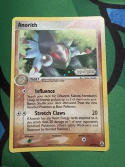 Anorith 29/92 Uncommon Reverse Holo Stamped Ex Legend Maker Pokemon Card MP - Image 1