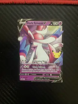 Dark Sylveon V SWSH134 SWSH: Sword & Shield Promo Cards Holo NM - Image 1