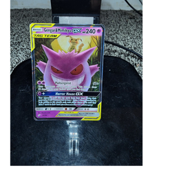 Pokemon Gengar & Mimikyu GX Ultra Rare Holo Card 53/181 Team Up READ DISCRETION - Image 1