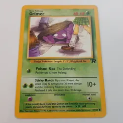 Pokemon Card Unlimited Team Rocket Grimer 57/82 D13 - Image 1