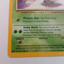Pokemon Card Unlimited Team Rocket Grimer 57/82 D13 - Image 5