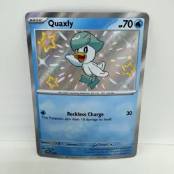 2024 Pokemon TCG SV: Promo Cards Quaxly Black Star Promo 082 - Image 1