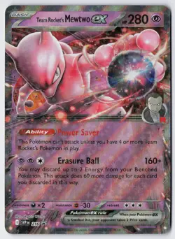 Team Rocket's Mewtwo ex Holo Promo SV: Scarlet & Violet Promo Cards 216 NM - Image 1