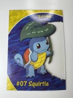 Topps Pokemon 2000 Squirtle #07 Clear Card PC4 TV Animation Edition NM/LP - Image 1
