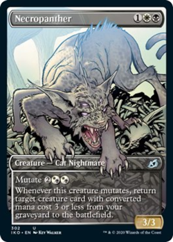 Necropanther (Showcase) FOIL Ikoria: Lair of Behemoths NM CARD ABUGames - Image 1