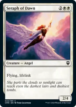 Seraph of Dawn FOIL Commander Legends NM White Common MAGIC MTG CARD ABUGames - Image 1