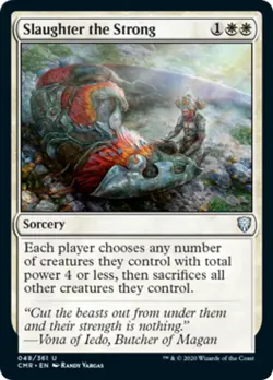 Slaughter the Strong FOIL Commander Legends NM White Uncommon MTG CARD ABUGames - Image 1