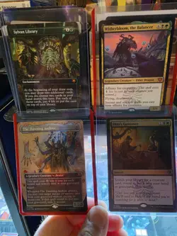 Mtg Card Lot 4 Cards Witherbloom, the Balancer Sylvan Library Dawning Arch. Dina - Image 1
