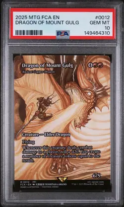 2025 MTG FINAL FANTASY THROUGH THE AGES #0012 DRAGON OF MOUNT GULG PSA 10 - Image 1