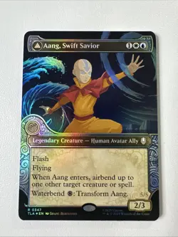 Aang, Swift Savior (Showcase) Avatar: The Last Airbender Foil - Image 1