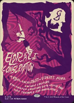 [1x] Eldrazi Conscription (1218) - Foil Near Mint, English Secret Lair MTG Magic - Image 1