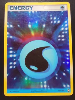 Water Energy 105/108 Power Keepers Holo pokemon tcg - Image 1