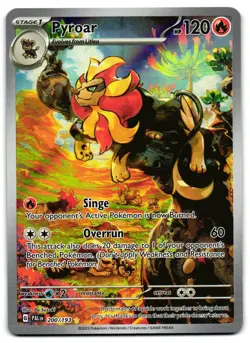 Pyroar 200/193 - 🌊 Paldea Evolved Illustration Rare Pokemon TCG 🖤 - LP - Image 1